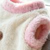 Teddy Style Dog Sweater Soft Plush Cat Hoodies New Puppy Winter Vest  Cold Weather