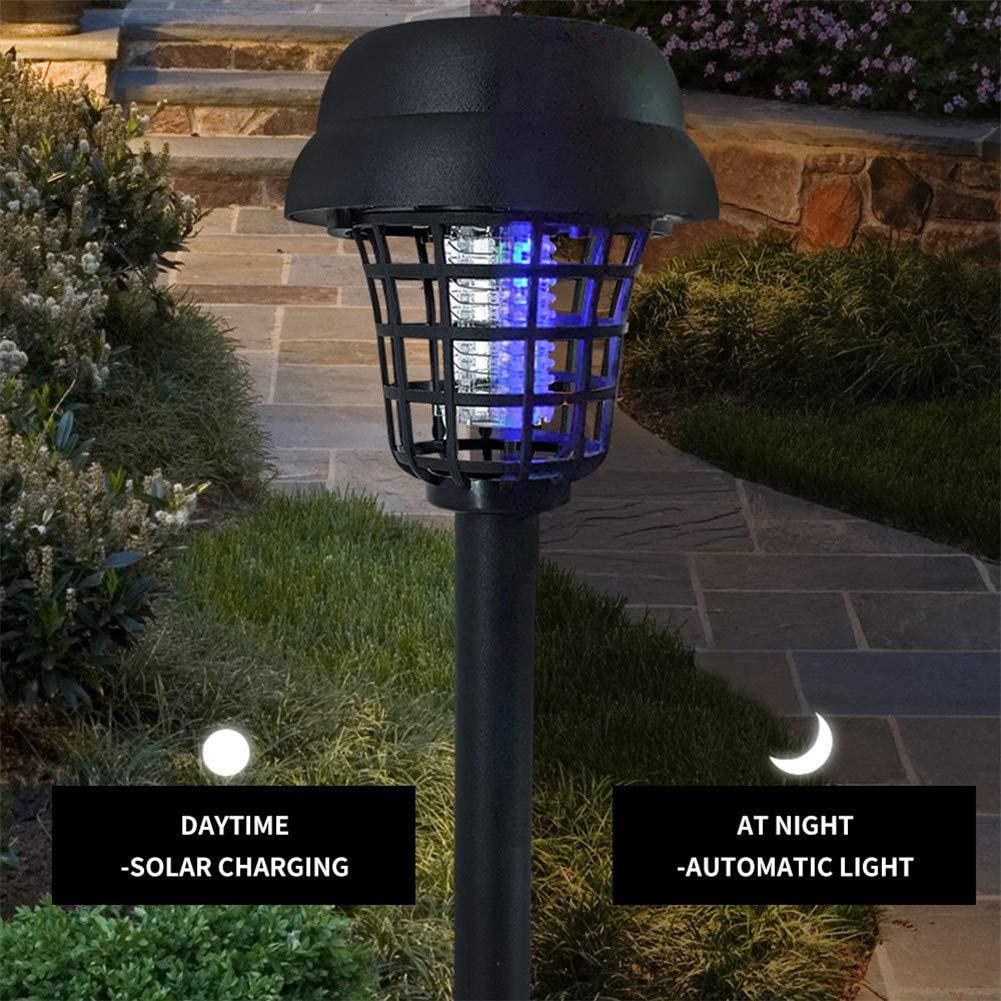 Solar Mosquito Trap, Outdoor Insect Catcher, Mosquito Lamp, Solar-Powered, Fly Killer and Mosquito Catcher, Garden Decorative Light