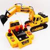 Extra Large Remote Control Excavator Toy with Flashing Lights & Sounds - Gift Box Set