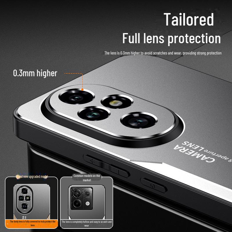 Husă telefon Honor 200 Pro Metal Blade: Husă de protecție completă, mată, pentru Honor 100 Pro 90GT