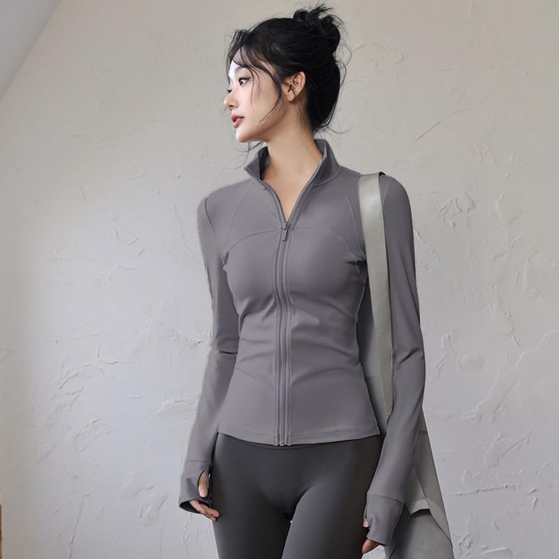 Lulu Women s Quick-Dry Yoga Jacket for Pilates, Fitness & Running - Long Sleeve Sports Top XL