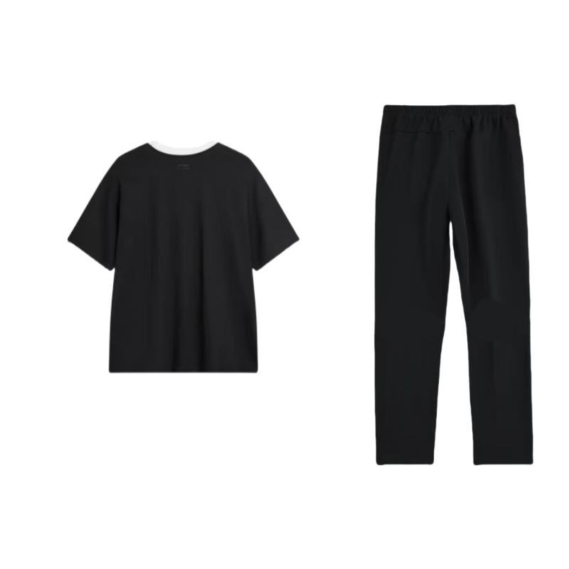 Li Ning Casual Sportswear Men's Black AHSU657-2+AYKT413-1