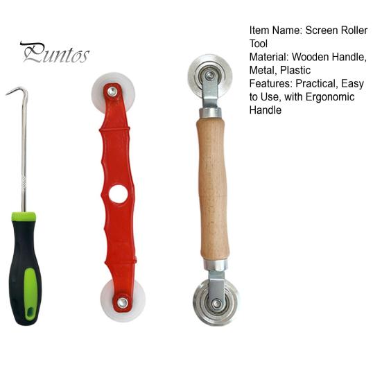 Screen Roller Tool Multifunctional Tool with Ergonomic Handle Compact Size Portable Easy To Use Spline Roller Screen Repair Tool
