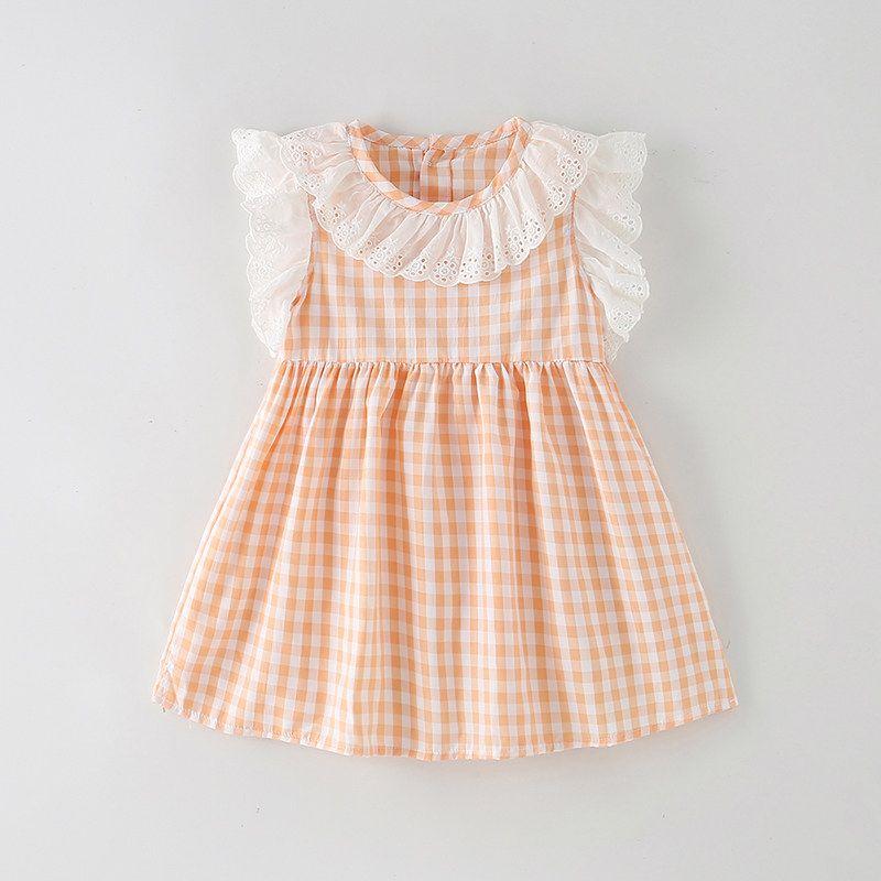 Children's Clothing Xiaofei Summer Fashionable Fashion Short Sleeve Dress