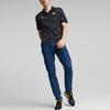 Puma FW22 Seria Wyścigowa Ferrari Cały Nadruk z Logo Koszulka Polo z Krótkim Rękawem Męskie Koszulki Polo Czarna 535844-01