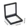 Clear Floating Storage Box Display Case Floating Jewelry Frame Multifunctional Compact Transparent Holder for Bracelet Earring
