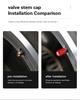 2026 Hot For VOLKSWAGEN VW Car Tire Valve Caps Emblem Metal Cap Case Dust Covers Accessories For Volkswagen R Caddy Golf Passat