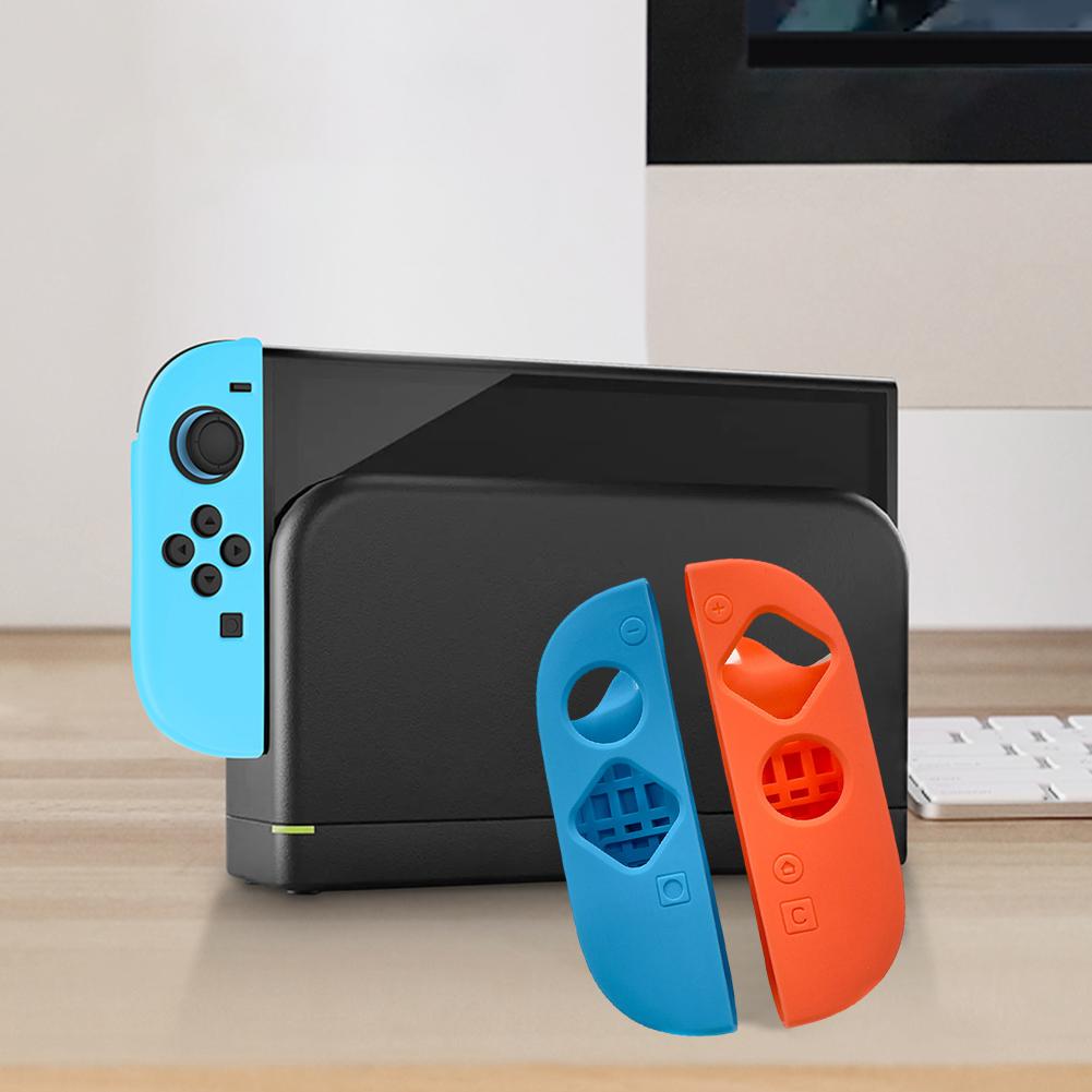 2PCS Protective Cover Clear Soft Silicone for Nintendo Switch2 Joy-Con Controllers Anti-Slip Grip Shell Full Protection Case