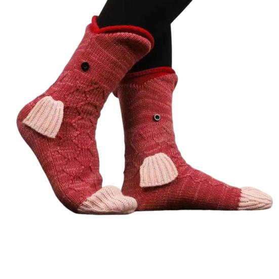 

Knit Animal Socks Funny Crocodile Socks Warm Winter Floor Socks Unisex Cute Shark Fish Socks Gift for Xmas Valentine s Day Mother s Day