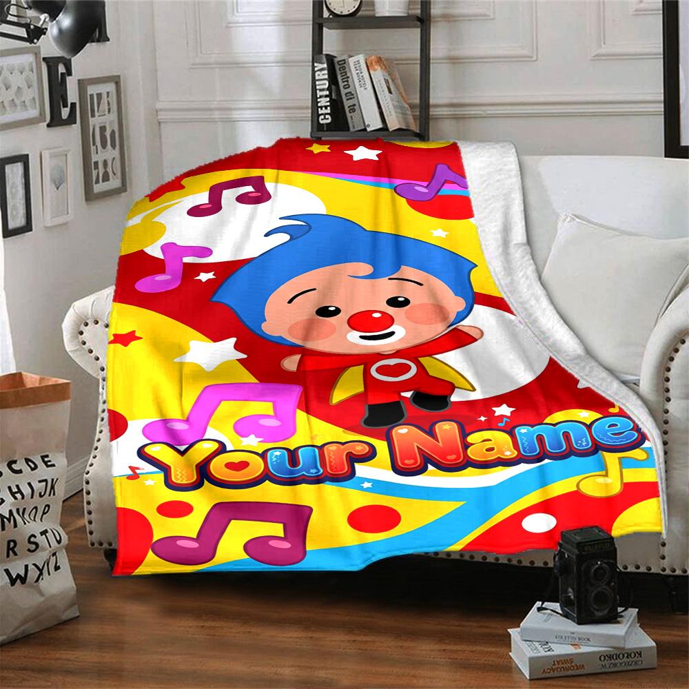 Plim Plim Customize Your Name Blanket Multi-purpose Customizable Blanket Comfortable Throw For Office Home Decor Picnics Bedding for All Occasions