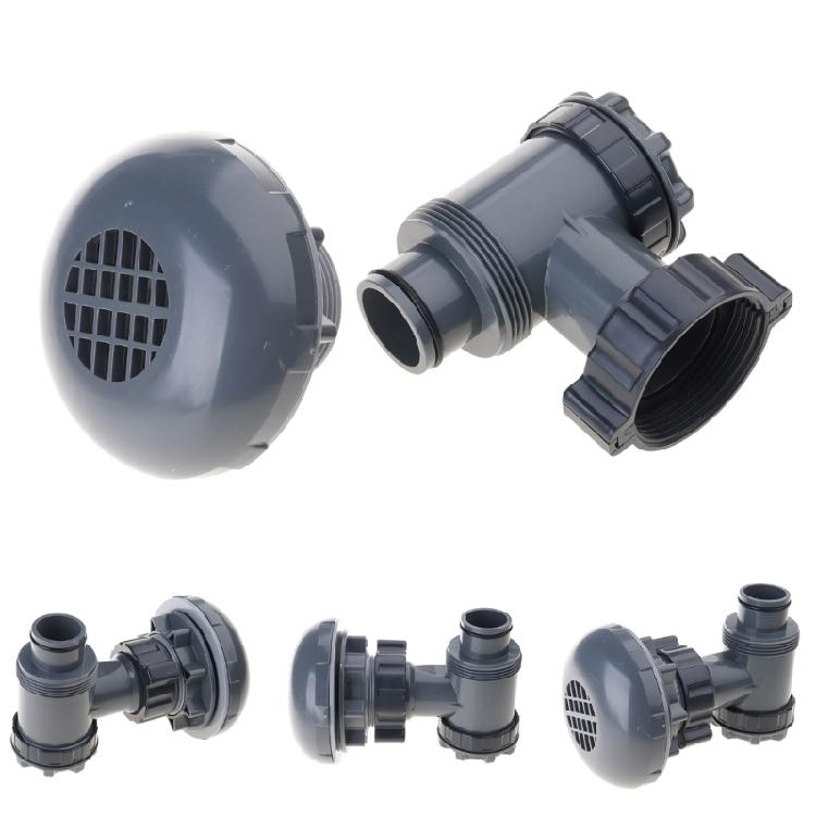 Swimming Pool Plunger Valves Above Ground Pool Filter Pump Plunger Valves Inlet Outlet Strainer Attachment Easy to Use