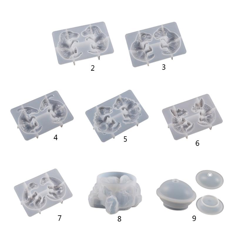 Dinosaur Egg Resin Mold Aromatherapy Candle Silicone Mold Dragon Egg Epoxy Mold for Resin Casting Home Decorations Soap