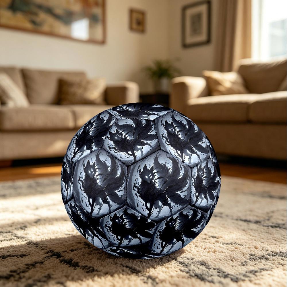 1pc Shadow Wolf Forest Size 5 Soccer Ball Professional Match Training Football Indoor &Outdoor Sports Ball Lightweight Durable c65100