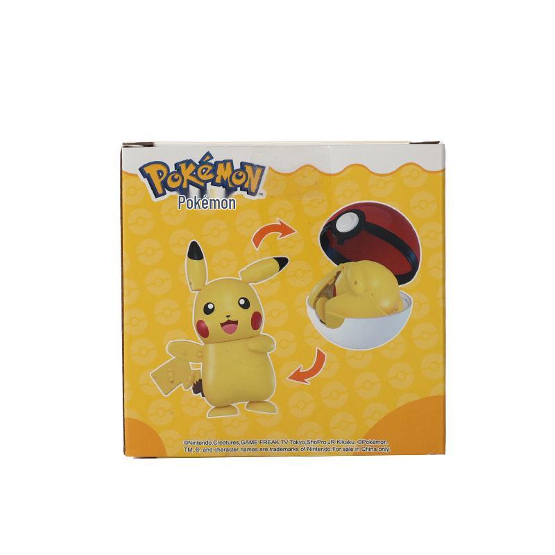 Оригинальный набор Покебол Pokemon с трансформируемыми фигурками и украшениями Пикачу, Чаризарда и Генгара