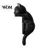 Easy Installation Wall Art 3D Cat Light Switch Sticker, Decorative Resin Plate Cover, Cute Animal Double Socket Guard Stickers, Peel And Stick