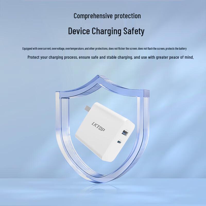 LKTOP 65W GaN Fast Charger (1A+1C) for DJI Drones