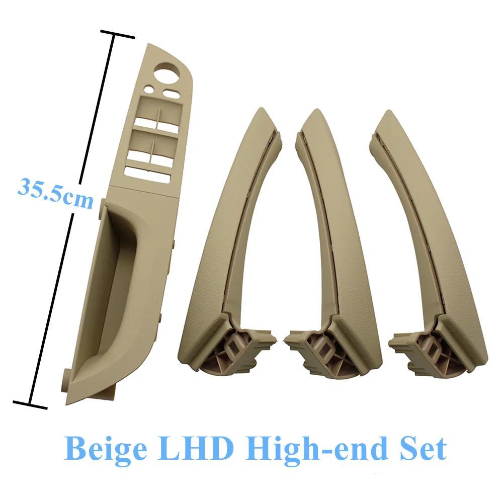 For BMW 3 Series E90 E91 316 318 320 325 328i LHD Top Quality Interior Plastic Door Pull Handle with Cover Trim Full Set