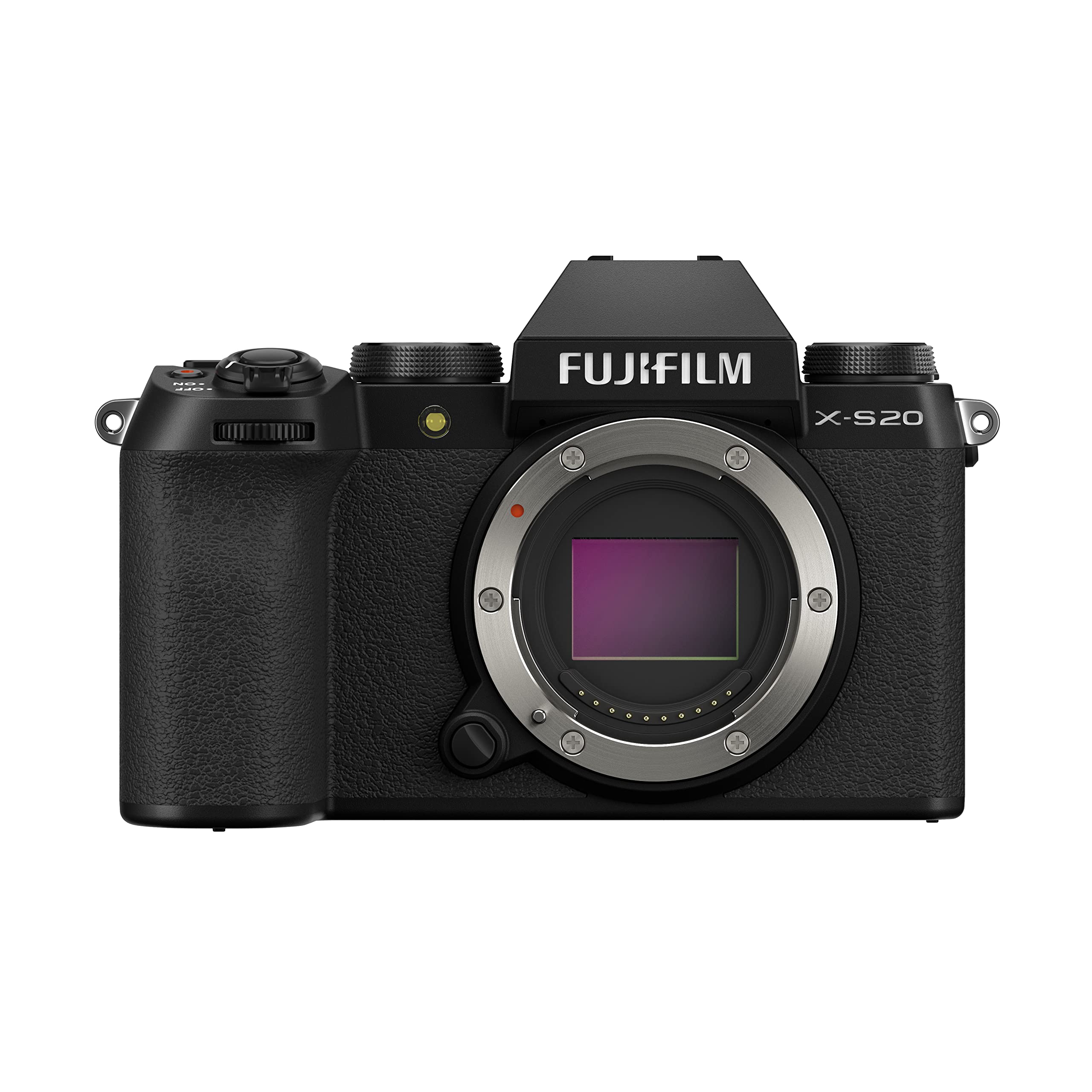 

Fujifilm Mirrorless Digital Camera Body with Image Vlog 800 Shots Twice the Number of Shots of Previous Auto Subject and Large Black X-S20 In-Body чорний