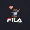 FILA Original Classic Versatile Comfortable T-Shirt Men tops Legendary-Blue F61M629103FNV