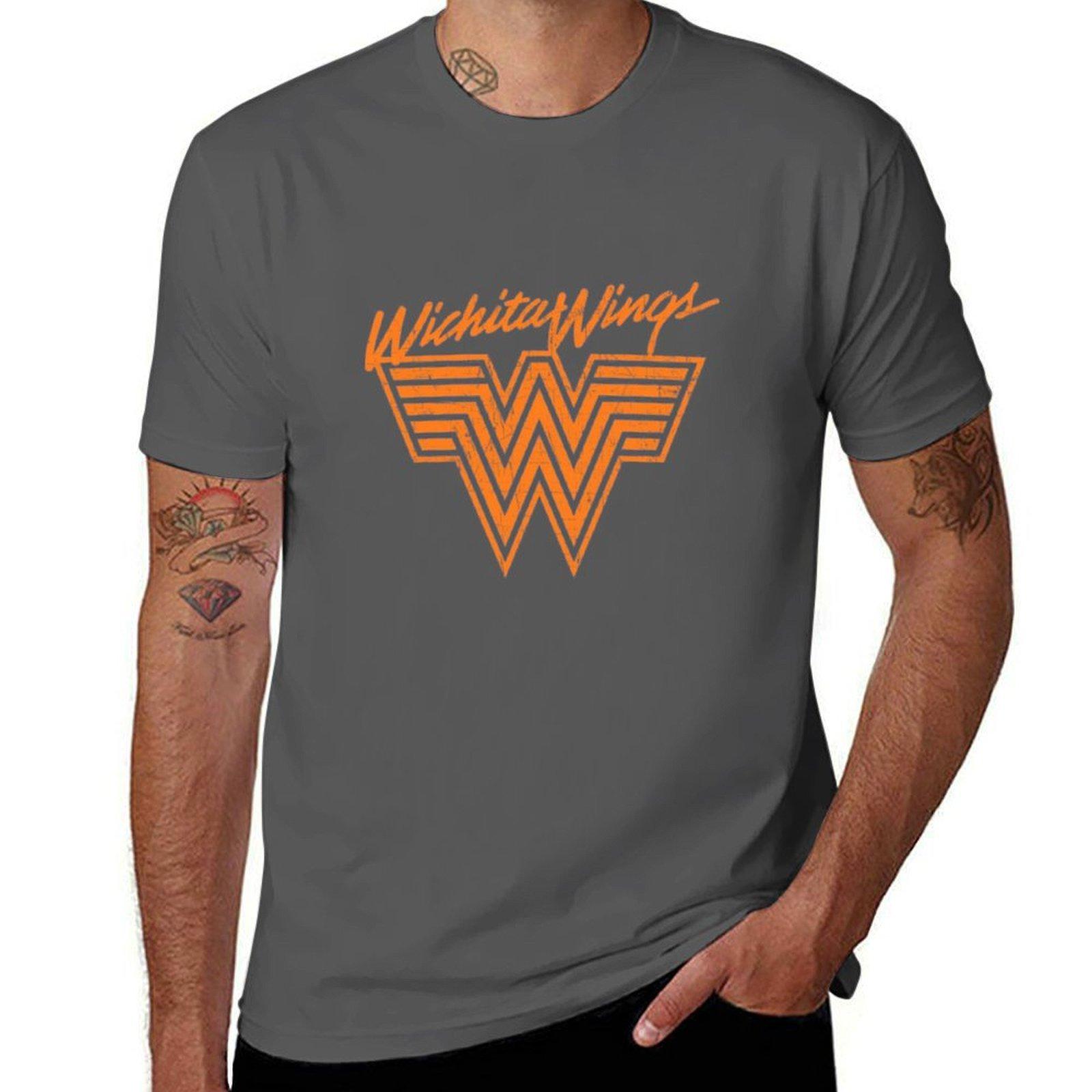 

Wichita Wings Major Indoor Soccer League T-Shirt man t shirt designer t shirt men 100% cotton luxury brand T-Shirt 4XL