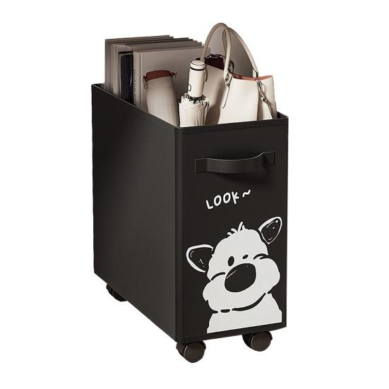 Storage Basket Laundry Bin with Wheels Handle Design Large Capacity Waterproof Foldable Clothes Toys Organizer Basket