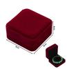 Rounded Flannel Jewelry Box for Rings, Earrings, Pendants, Bracelets, Bangles, and DIY Packaging.