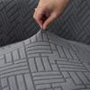1/2 piezas Fundas para Sillas de Comedor de Brazo Alto Jacquard Ajustable Funda para Sillón de Maquillaje Funda Elástica para Asiento para Bar Hotel Sala de Estar