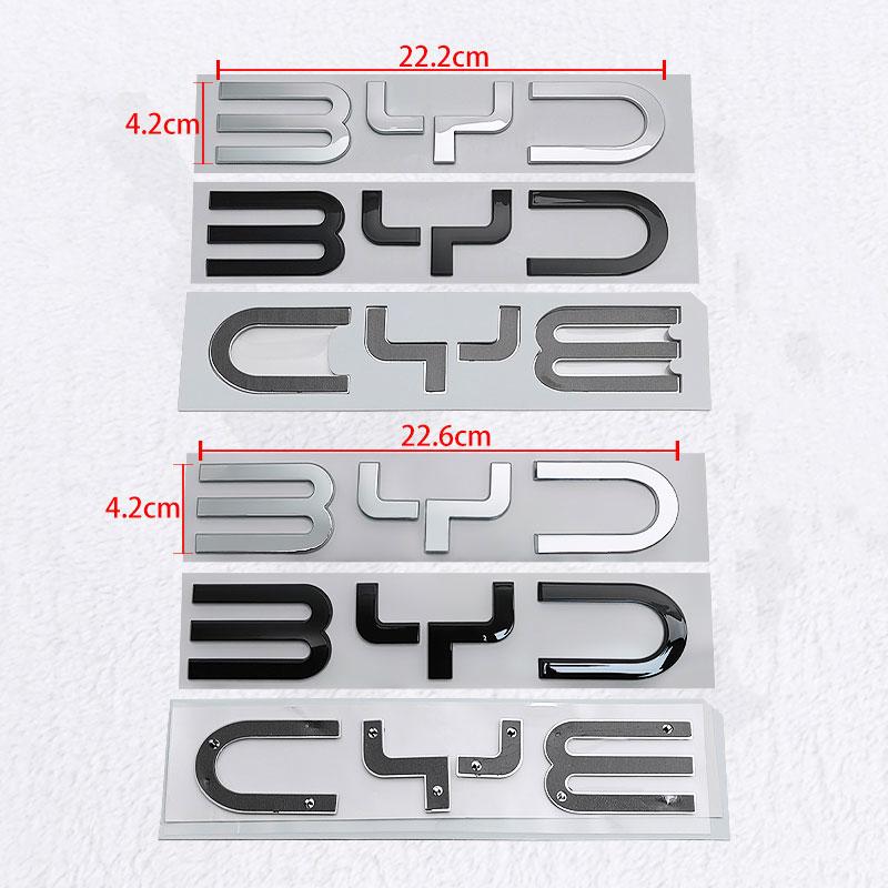 1Pc BYD Seal Dolphin Surf front Logo Sticker Seagull Seals DMi rear trunk original car parts refit emblem badge car labeling