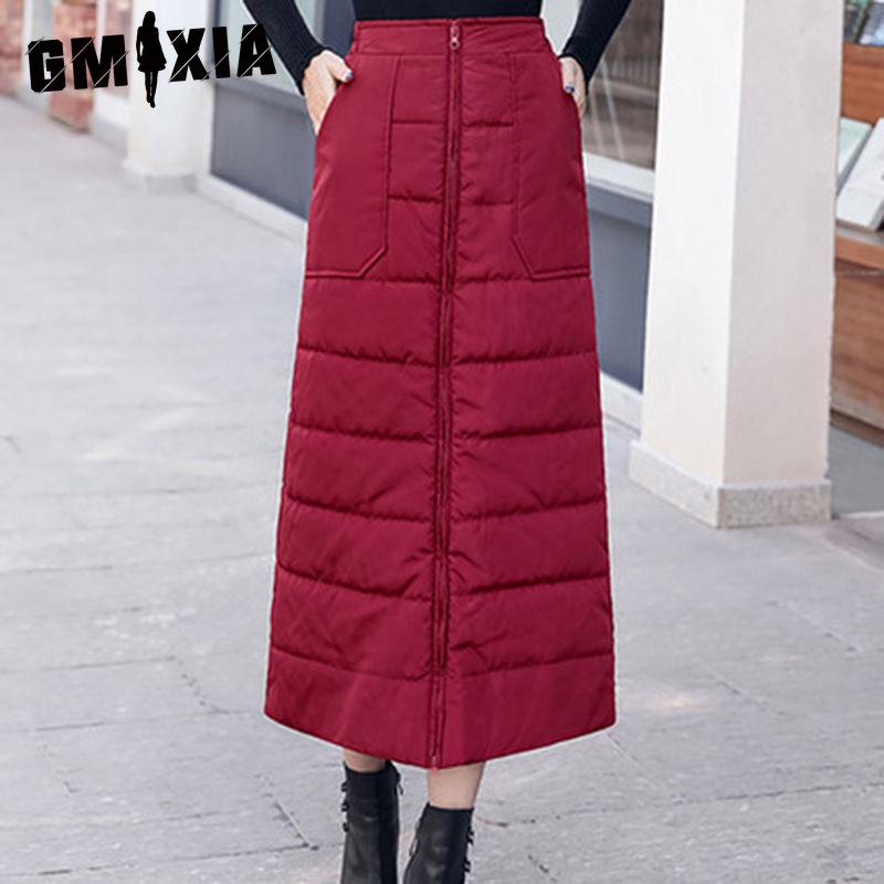 

GMXIA Women s Fashion Casual Autumn Winter Skirt XXXXL красный