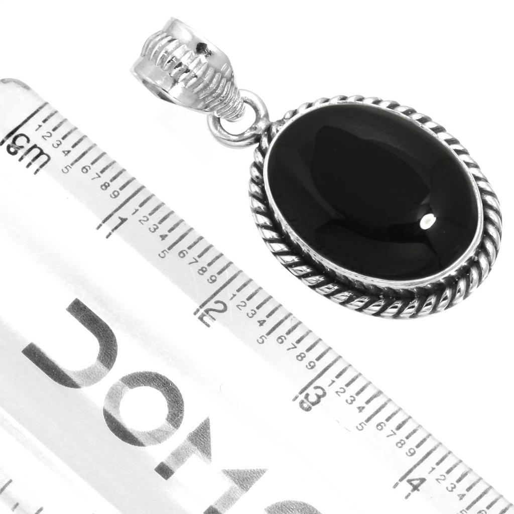 925 Sterling Silver Pendant Women Gemstone Handmade Jewelry Halloween Gift Amber Amethyst Black Onyx Carnelian Garnet Quartz Green Onyx Gold Stone