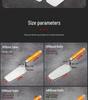 Stainless Steel Gray Spoon Spatula Trowel & Wall Scraper for Plastering and Tiling