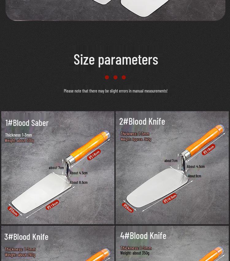 Stainless Steel Gray Spoon Spatula Trowel & Wall Scraper for Plastering and Tiling