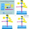 Simulated Plastic Wind Vane Assembly Model Material Set For Childrens Stem Activities