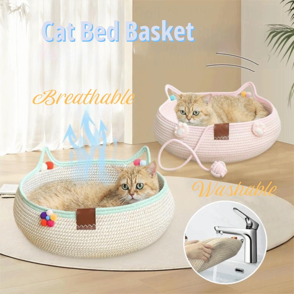 Washable Pet Bed Breathable Cat Sleeping House New Pet Nest  Pet Supplies