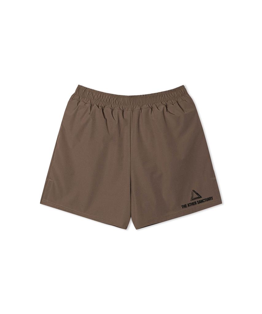 Diadeosaengchyueoli Lace Flow 5-Inch Shorts (Dark Brown)