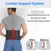 Back Support Brace For Lower Back Pain Relief Adjustable Waist Trainer Trimmer Double Closure Lumbar Support Belt