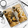 Golden Dragon Coiling For IPhone 17Pro Max 16 17 Pro 15 Pro 14 13 Plus 12 Mini 11Pro Max XR 16E 17 Air Golden glass phone case