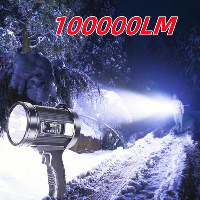100000LM High Power Flashlight P90 High Intensity Searchlight Rechargeable Lamp Outdoor Emergency Night Lights Camping Lantern