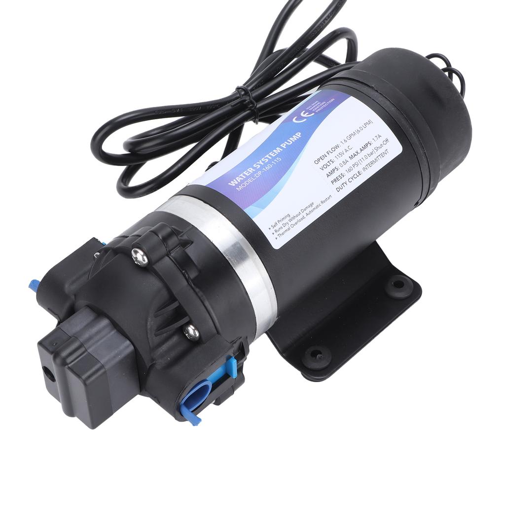 Water Pump Self‑Acting Single Suction Impeller for DC Road Roller Purifier Car Wash Spray 110V US Pl