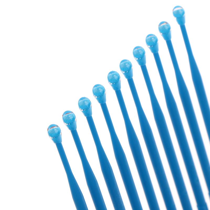 20Pcs/Box Dental Applicator Sticks Adhesive Tip For Tooth Crown Porcelain Veneer Disposable Dental Materials Brush Applicator