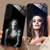 Anne Hathaway Mobile Phone Case for Samsung Galaxy S26 S25 S24 S23 S22 S21 S20 Note20 Plus FE Ultra Glass Colorful Cover Pretty