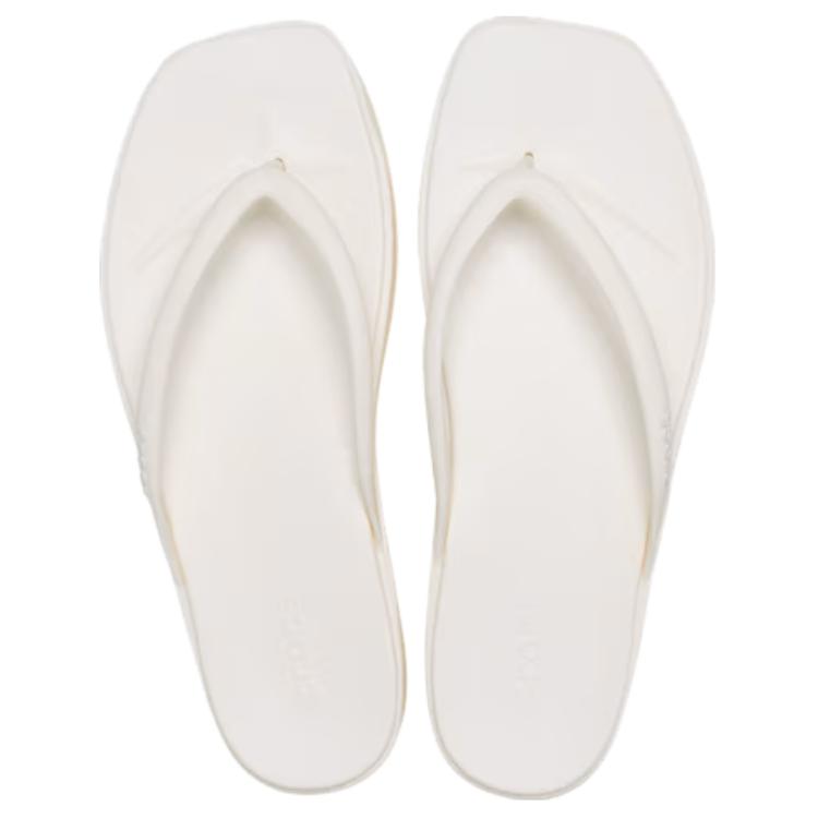 Crocs Fashionable Lightweight Flip Flops Women Footwear White 214161-0WV