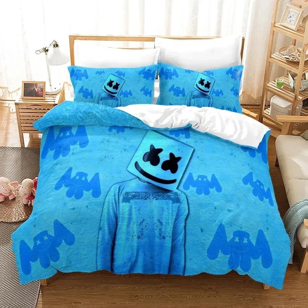 New Single-Sided Printed Series Dj Digital Printing Duvet Cover Bedding Set Comfortable Breathable Sheet Comforter Bed Set
