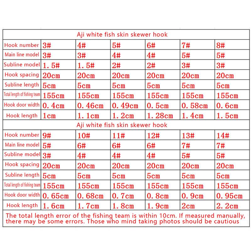 White Fish Skin Bionic String Hook Shrimp Skin Hook Warped Mouth White Striped Mackerel Spanish Mackerel Fish Hook