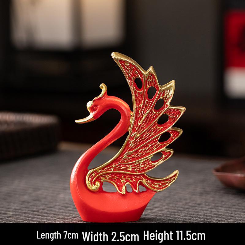 Blooming Wealth Color-Changing Tea Pet: Unique Resin Peony Lotus Tea Tray Ornament