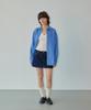 Wove Moment Essential Loose Fit Shirt Blue Wbdfsh001Bl