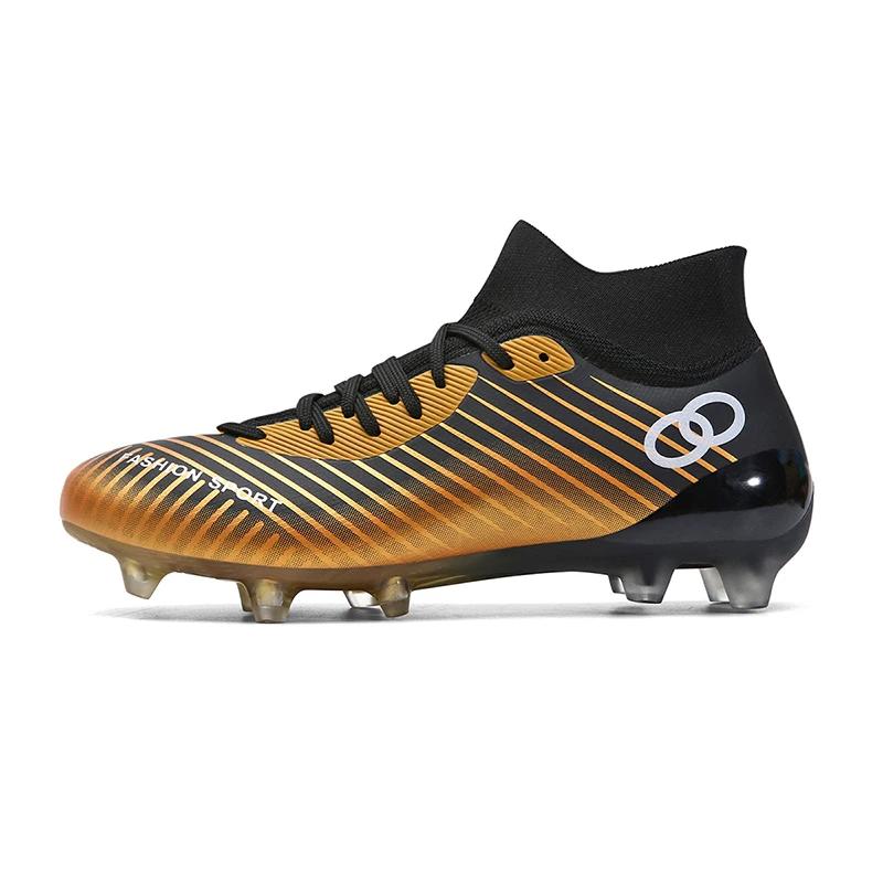 

Soccer Shoes Men Society Football Boots Outdoor Indoor Unisex Grass Training Comfortable High Quality Field Boy Football Shoes 35
