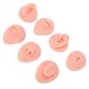 7pcs Silicone Body Parts Tongue Mouth Nose Eye Navel Ear Model Soft Practice Body Parts Kit