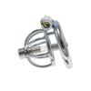 Metal Chastity Lock: Male Adult Toy & Penis Cage