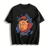 Cool Street Style Sassy Tiger Print Casual Top Pure Cotton T-shirt